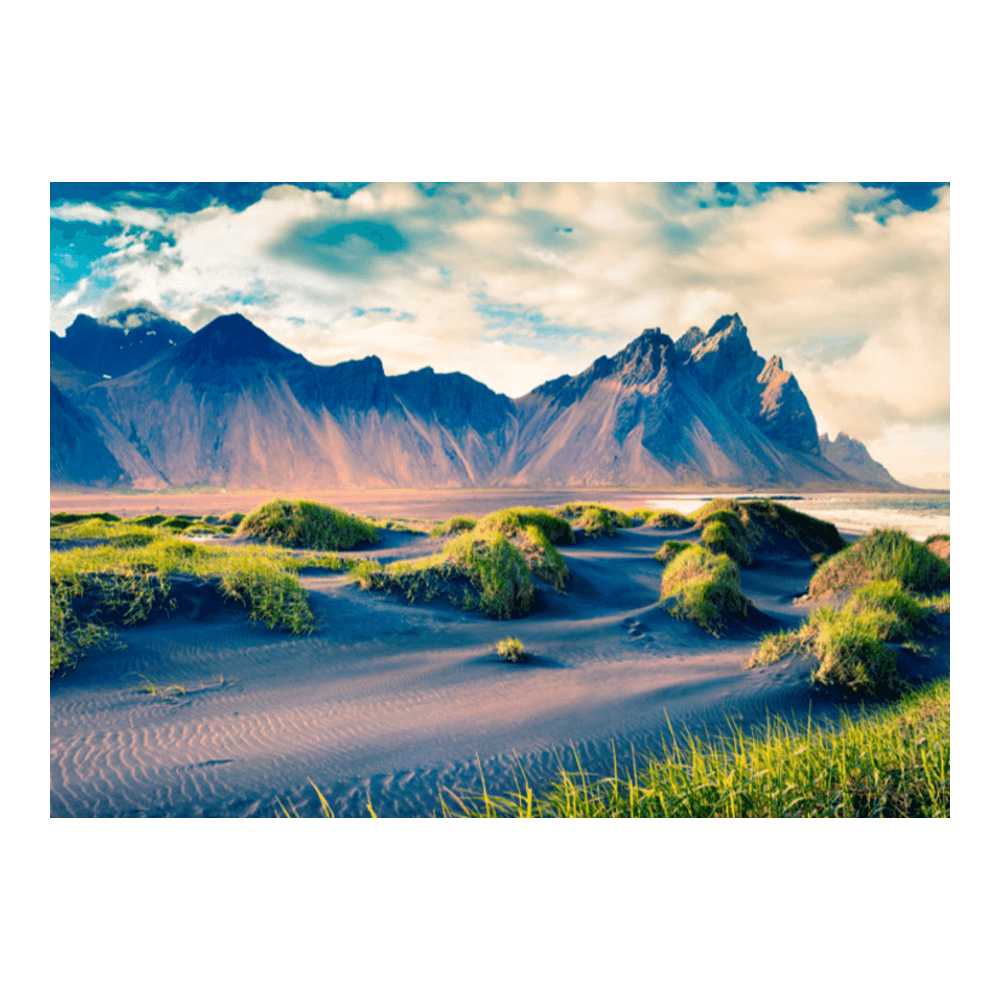Dramatic Arctic Icelandic landscape — vast open terrain under a wide, pale sky